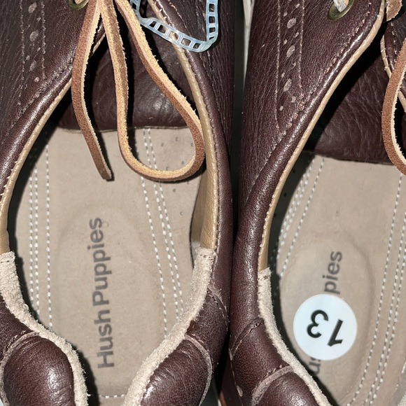 NWT MENS Dark Brown Hush Puppies - Picture 7 of 8
